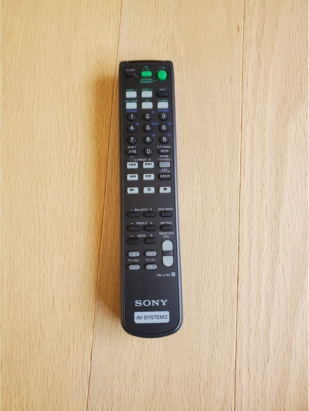 Sony RM-U185 AV System2 Remote Control